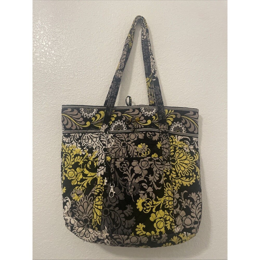 Vera Bradley Retired Baroque Pattern Large Tote Shoulder Work Bag See